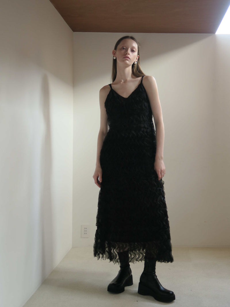 【阪急うめだ本店 POP UP】LACE CAMI LONG DRESS (BLACK)