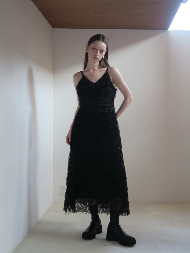 【阪急うめだ本店 POP UP】LACE CAMI LONG DRESS (BLACK)