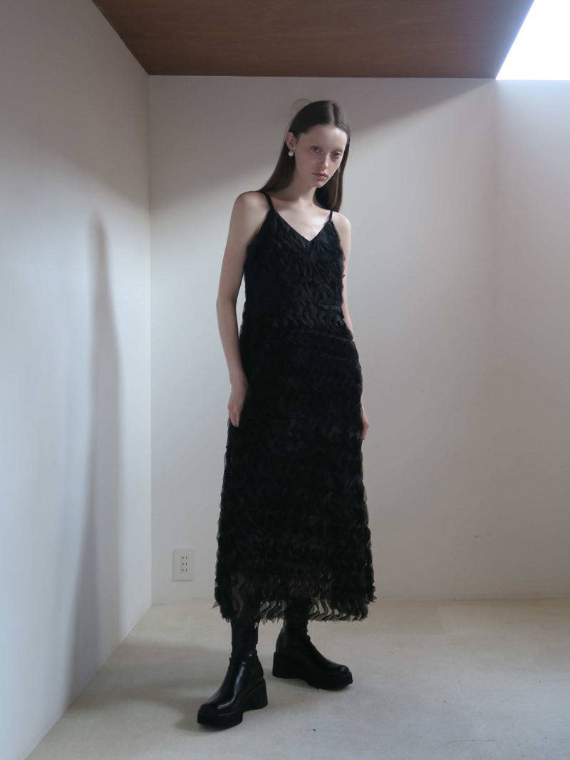 【阪急うめだ本店 POP UP】LACE CAMI LONG DRESS (BLACK)