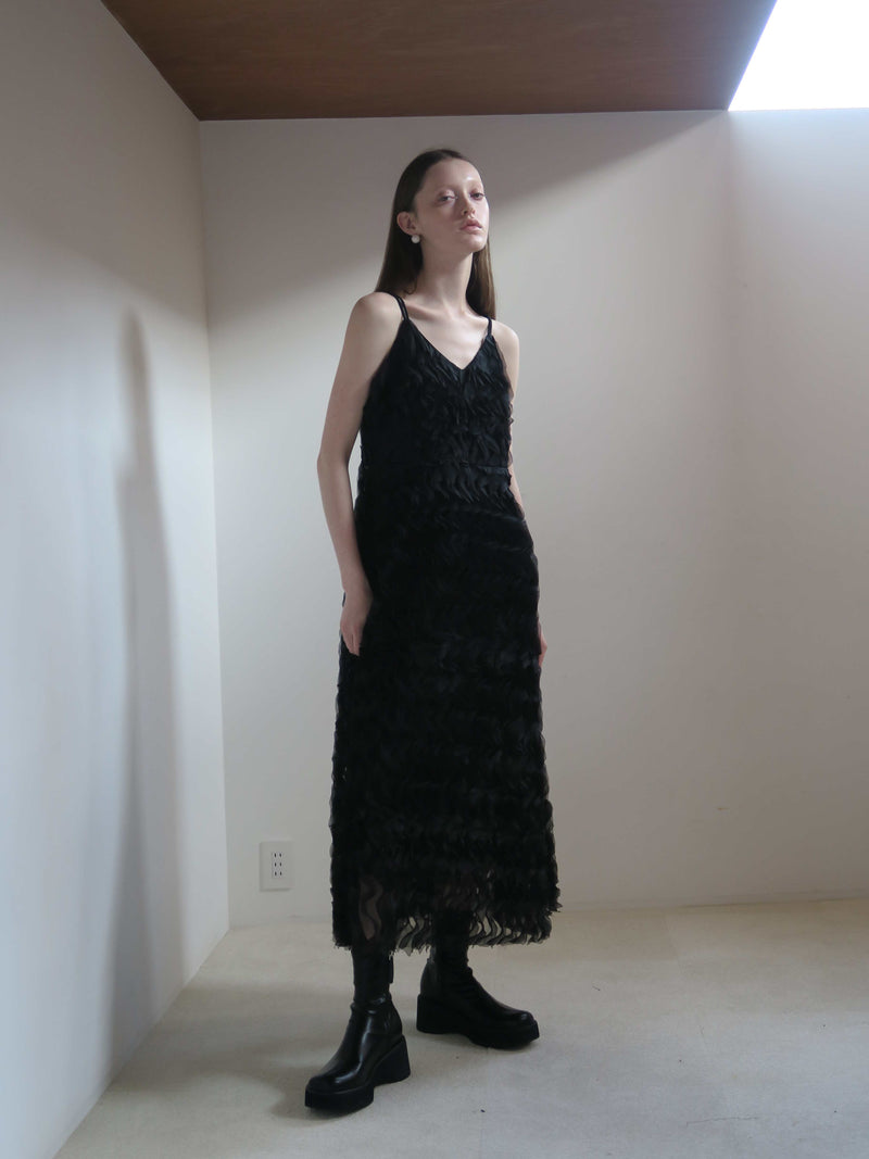 【阪急うめだ本店 POP UP】LACE CAMI LONG DRESS (BLACK)