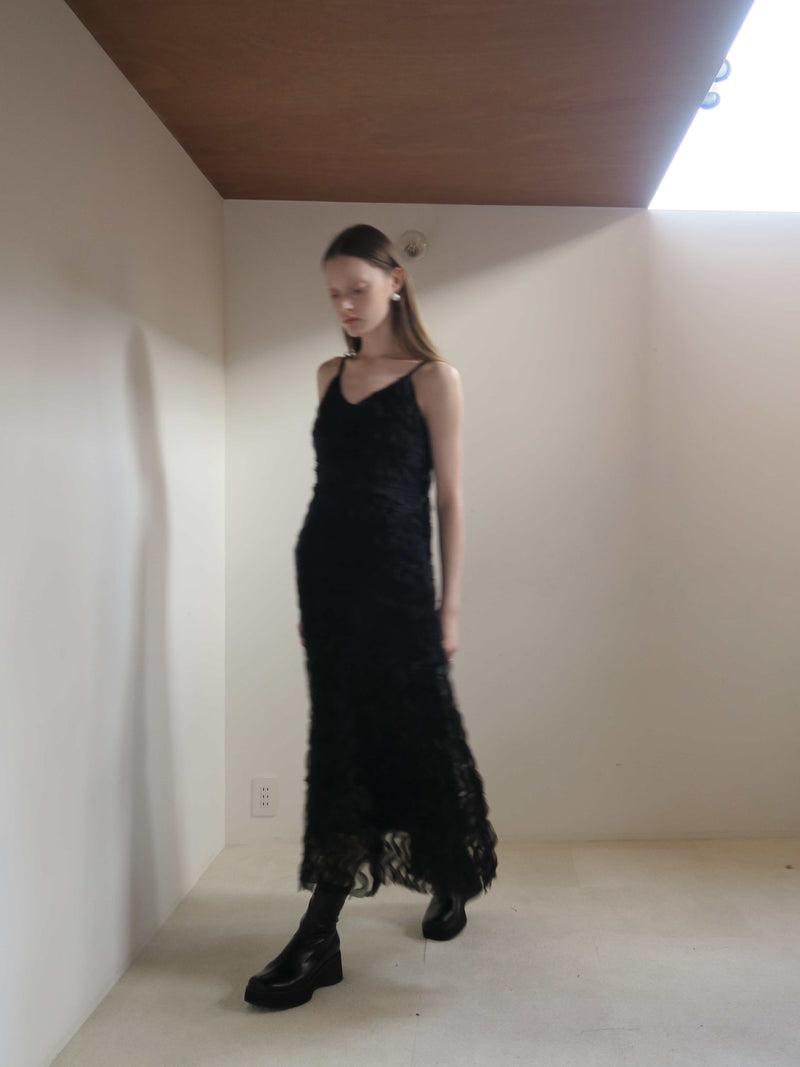 【阪急うめだ本店 POP UP】LACE CAMI LONG DRESS (BLACK)