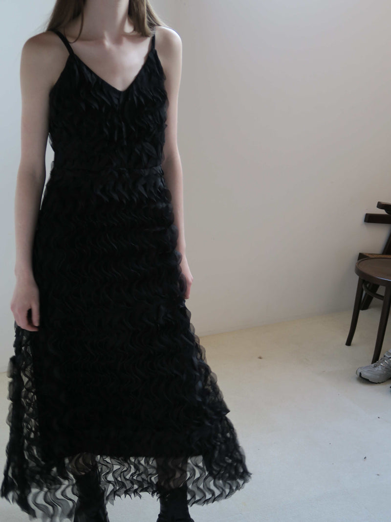 【阪急うめだ本店 POP UP】LACE CAMI LONG DRESS (BLACK)