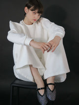 【阪急うめだ本店 POP UP】 PUFF SLEEVE SWEAT (WHITE)