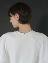 【阪急うめだ本店 POP UP】 PUFF SLEEVE SWEAT (WHITE)