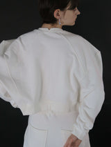 【阪急うめだ本店 POP UP】 PUFF SLEEVE SWEAT (WHITE)