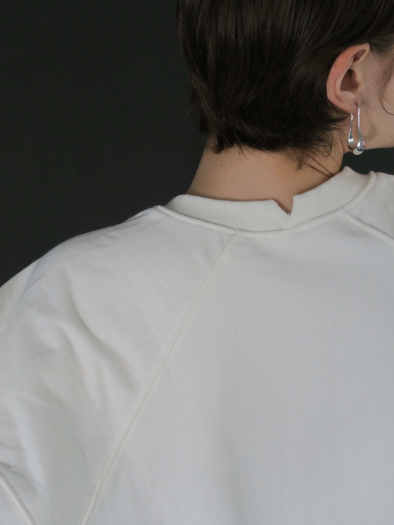 【阪急うめだ本店 POP UP】 PUFF SLEEVE SWEAT (WHITE)