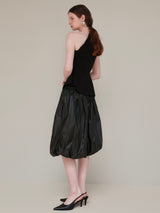 DRAPE PEPLUM KNIT