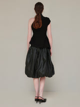 DRAPE PEPLUM KNIT