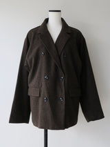 tweed double jacket