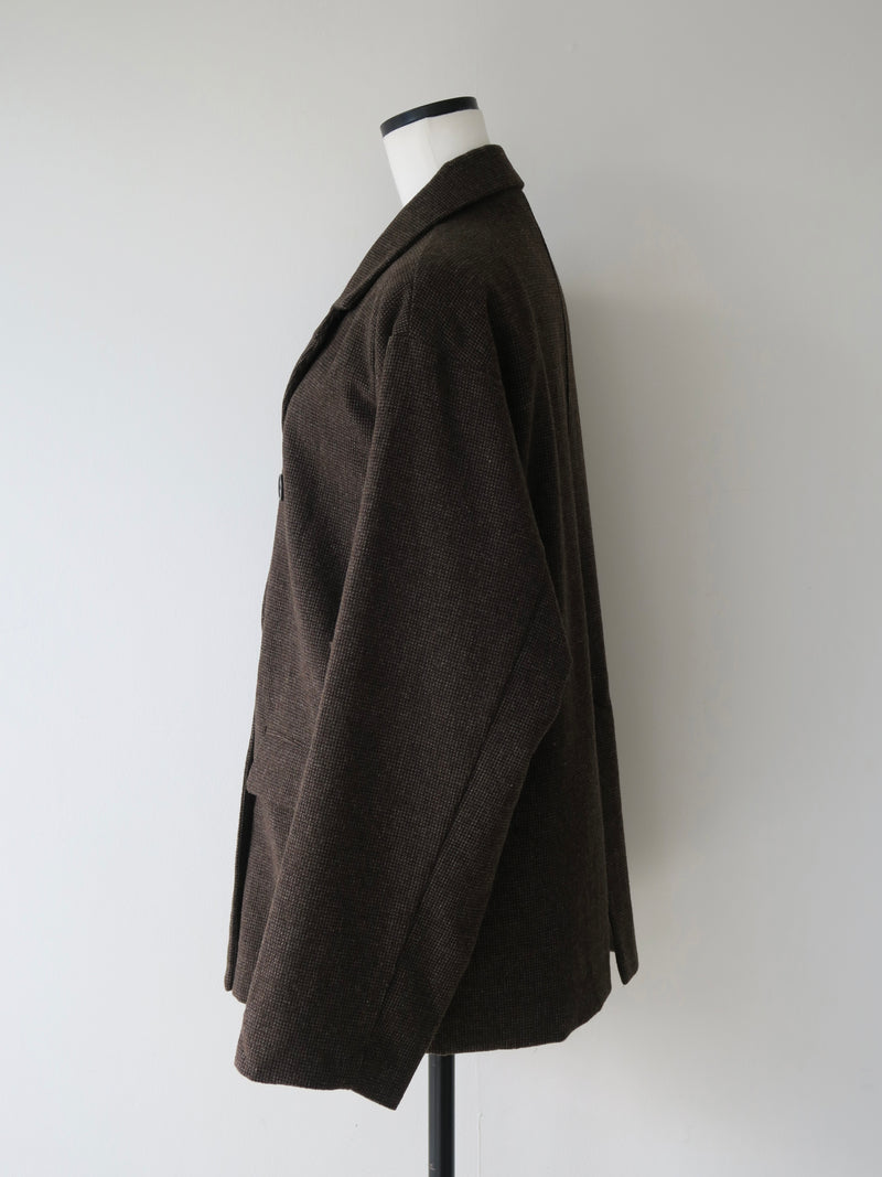 tweed double jacket