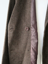 tweed double jacket