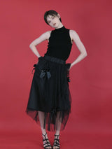 【阪急うめだ本店 POP UP】 BIG RIBBON TULLE SKIRT