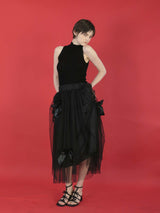 【阪急うめだ本店 POP UP】 BIG RIBBON TULLE SKIRT