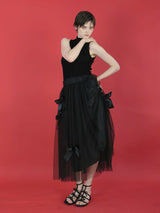 【阪急うめだ本店 POP UP】 BIG RIBBON TULLE SKIRT