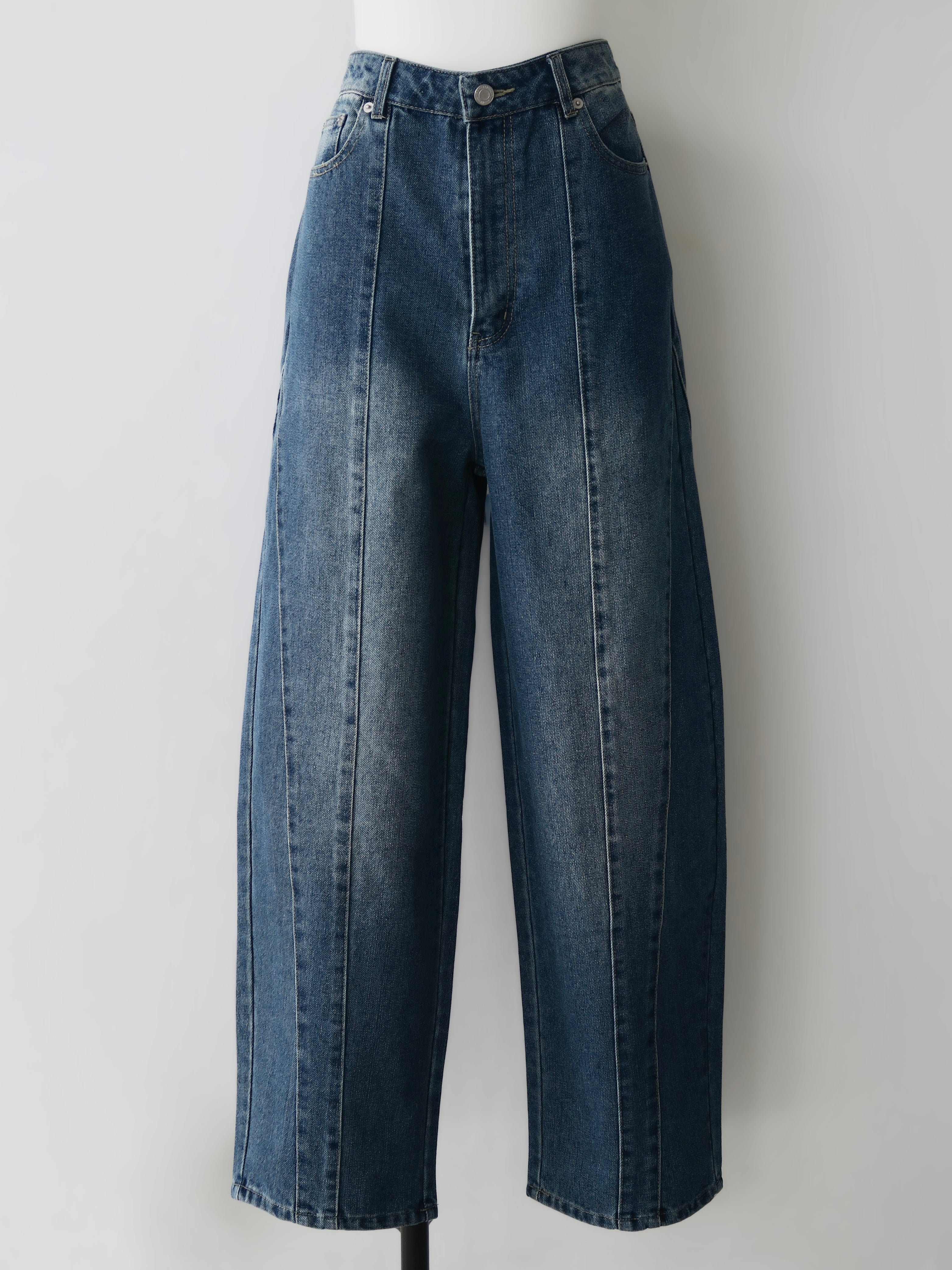 SAMPLE SALE ] CURVE DENIM PANTS – AMOMMA