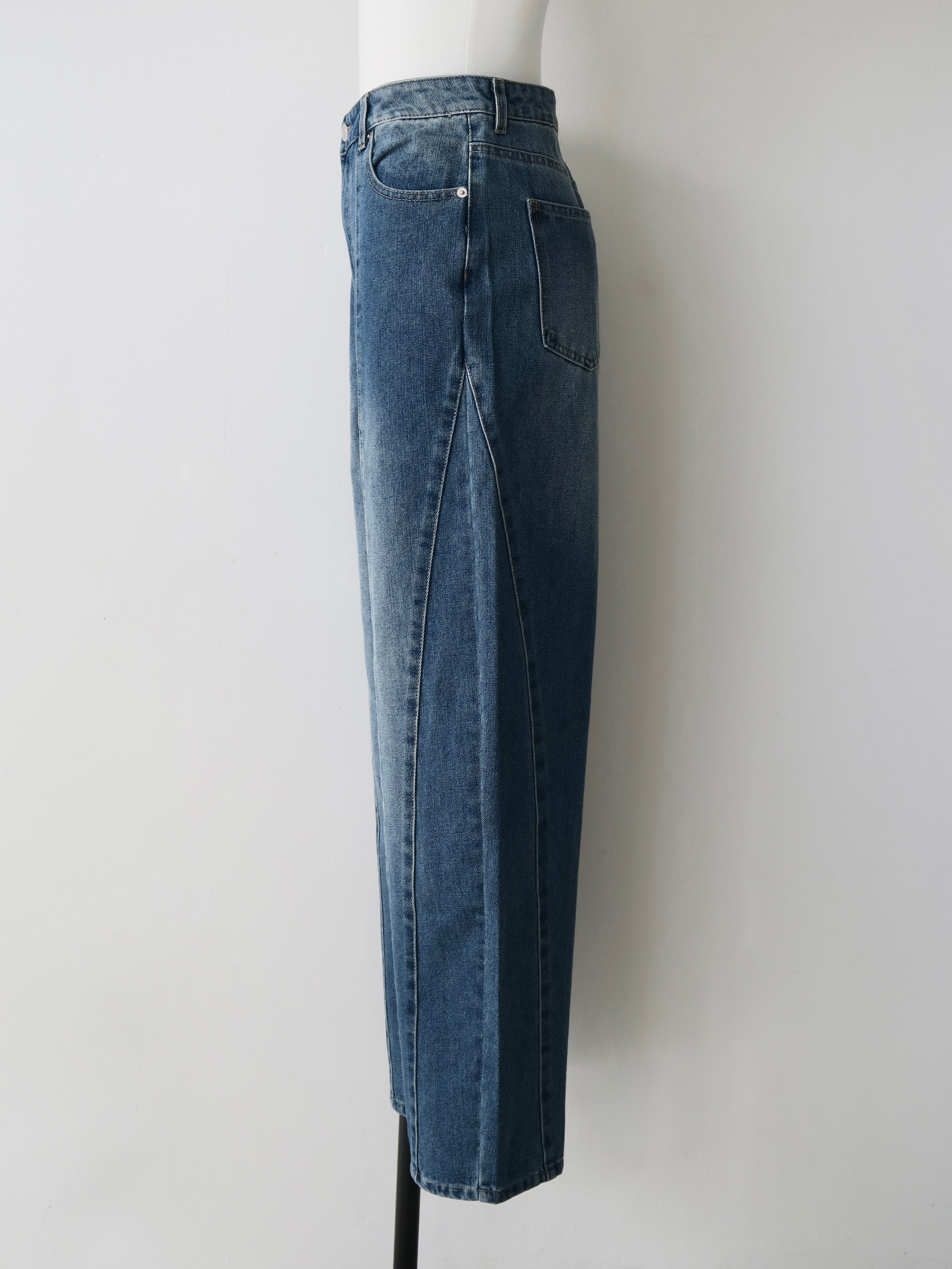 SAMPLE SALE ] CURVE DENIM PANTS – AMOMMA