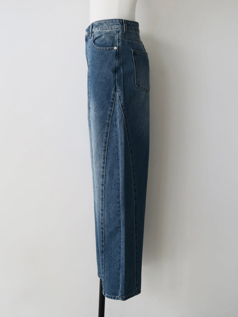 curve denim pants