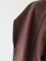 puff sleeve sweat - 起毛なし -