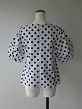 サンプルセール / polka dot blouse