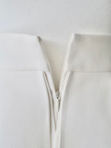 frill pencil skirt