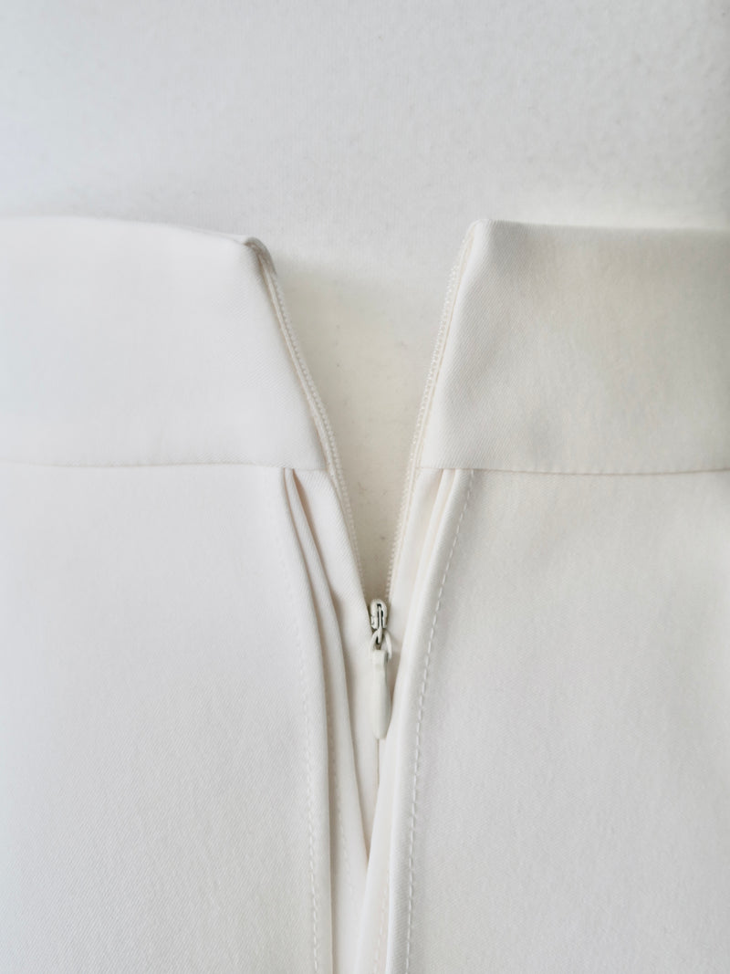 frill pencil skirt
