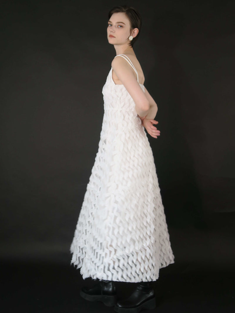 【阪急うめだ本店 POP UP】LACE CAMI LONG DRESS (WHITE)