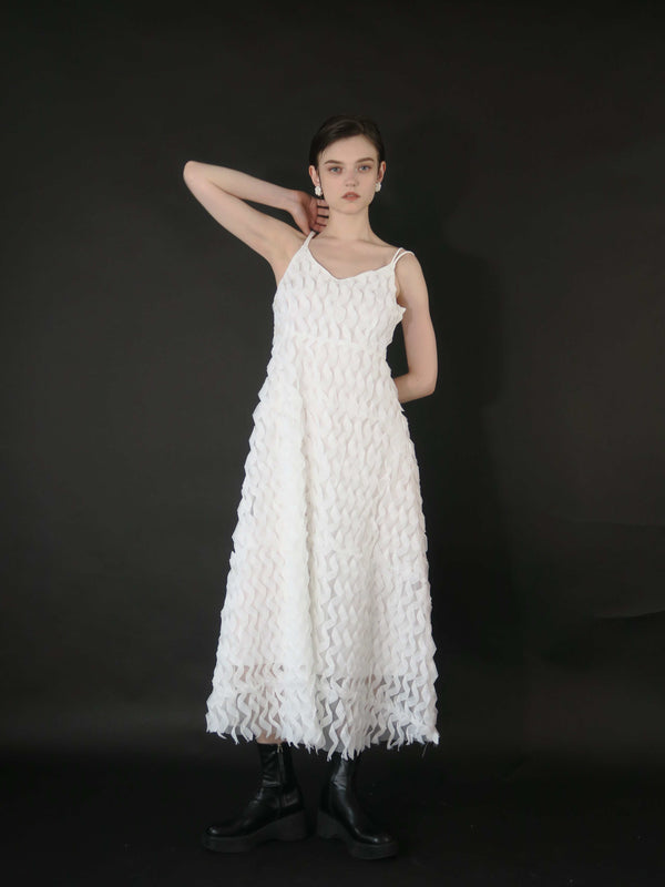 【阪急うめだ本店 POP UP】LACE CAMI LONG DRESS (WHITE)