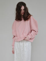 PUFF SLEEVE SWEAT - 起毛なし -