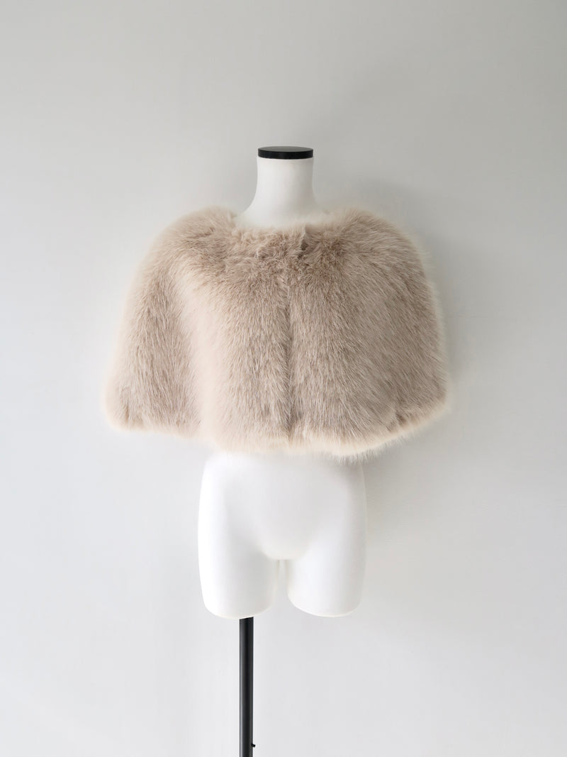 【伊勢丹新宿店先行発売】LAUREN FAUX FUR CAPE