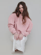 PUFF SLEEVE SWEAT - 起毛なし -