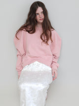 PUFF SLEEVE SWEAT - 起毛なし -