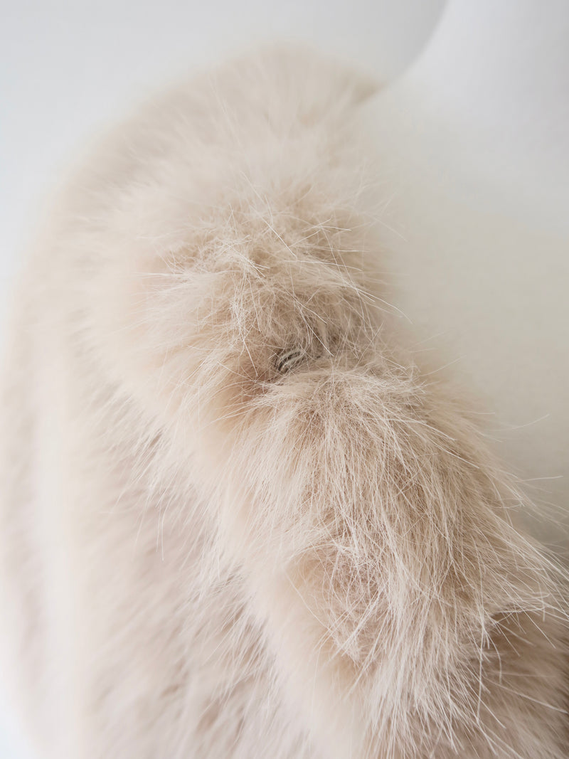 【伊勢丹新宿店先行発売】LAUREN FAUX FUR CAPE