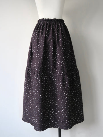 ADELE DOT CIFFON TIE DRESS – AMOMMA