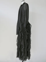 【伊勢丹新宿店先行発売】ADELE DOT CIFFON TIE DRESS
