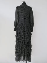 【伊勢丹新宿店先行発売】ADELE DOT CIFFON TIE DRESS