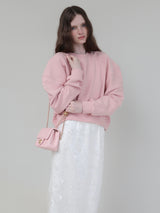 PUFF SLEEVE SWEAT - 起毛なし -