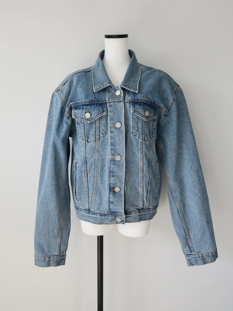 PADDED DENIM JACKET