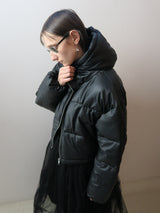 VOLUME HOODIE SHORT DOWN JACKET