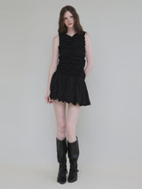VOLUME GATHER MINI SKORT