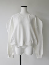 puff sleeve sweat - 裏起毛 -