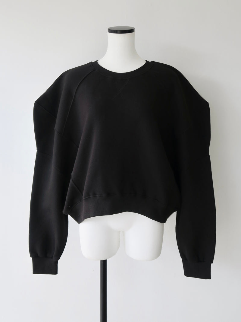 puff sleeve sweat - 裏起毛 -