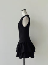 FRILL HEM MINI DRESS