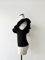 RAFFLE FRILL ONE SHOULDER TOPS