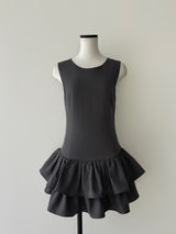 FRILL HEM MINI DRESS