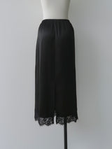 SATIN LACE SKIRT