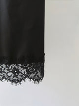 SATIN LACE SKIRT