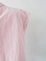 cropped balloon sleeveless tops