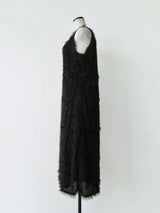 FEATHER SHAGGY DRESS