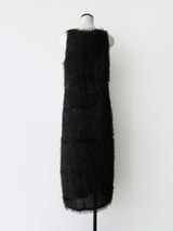 FEATHER SHAGGY DRESS