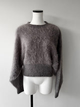 [ SAMPLE SALE ] ANGORA CROPPED KNIT